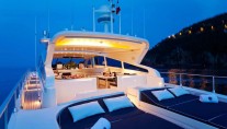 ROMACHRIS II -  Aft Deck at Night